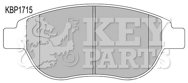 KEY PARTS Комплект тормозных колодок, дисковый тормоз KBP1715